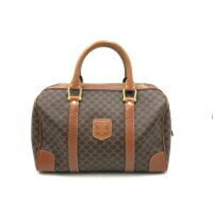 Celine Macadam Canvas Boston Handbag